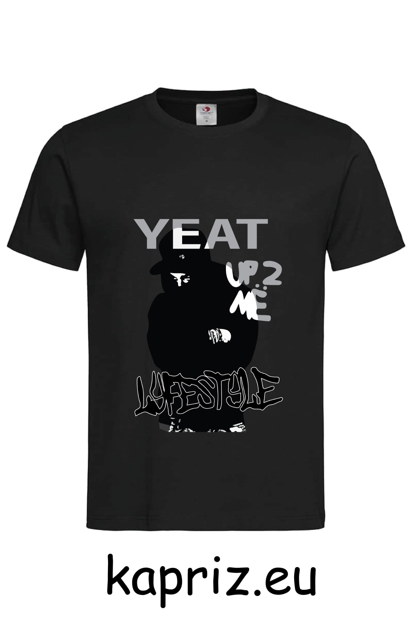 Тениски на YEAT Up 2 Me, бели и черни тениски YEAT lifestyle, тениска с щампа yeat, тениски yeat
