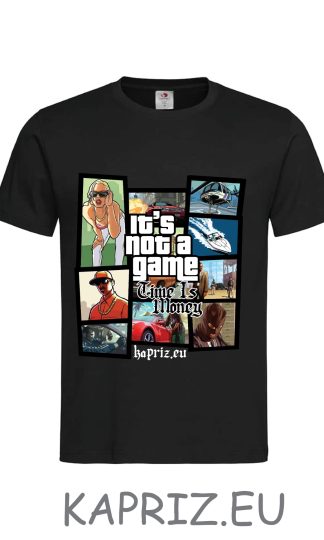 Геймърски тениски GTA, бели и черни тениски за гейминг, тениска с щампа за видеоигри ГТА, тениски GTA
