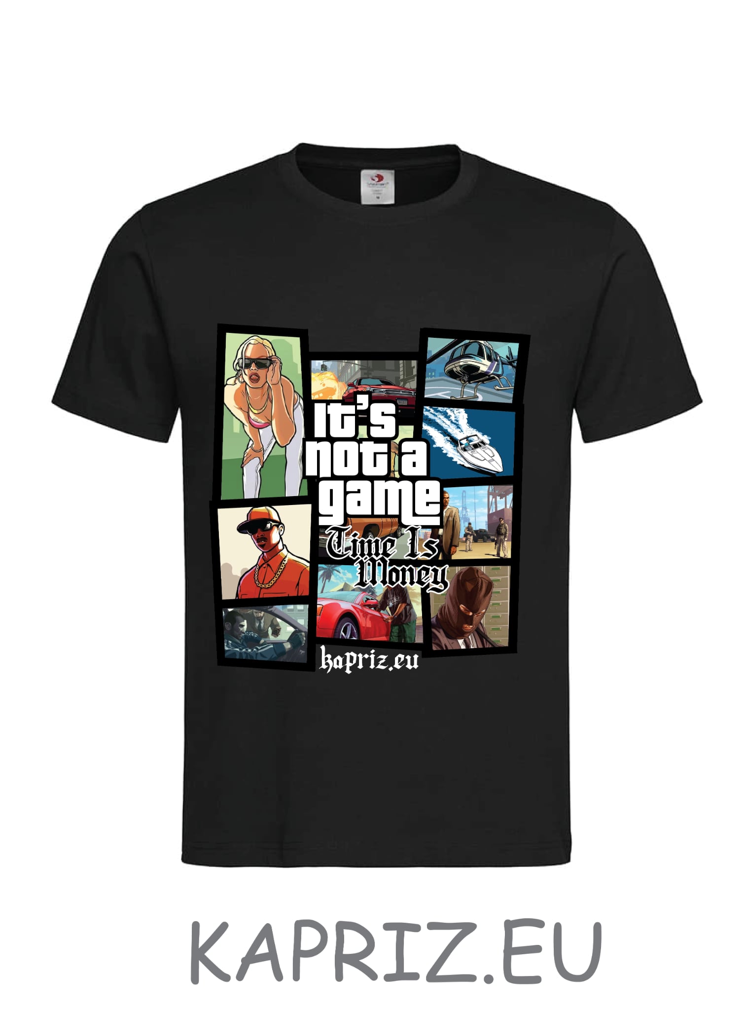 Геймърски тениски GTA, бели и черни тениски за гейминг, тениска с щампа за видеоигри ГТА, тениски GTA